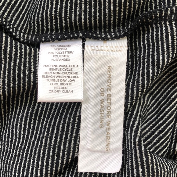 Ann Taylor Loft Off Shoulder Striped Dress Sz 14 - Picture 6 of 6